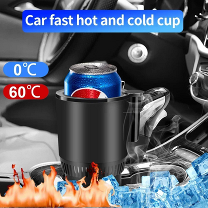 2-in-1 Car Cup Warmer & Cooler | 12V | Digital Temperature Control