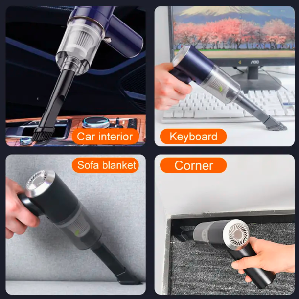 2-in-1 Wireless Car Vacuum & Blower 8000Pa 120W